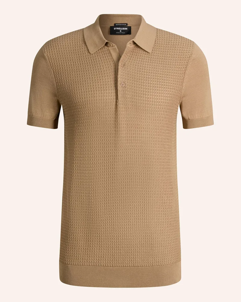 Strellson Strick-Poloshirt Adrian beige Beige