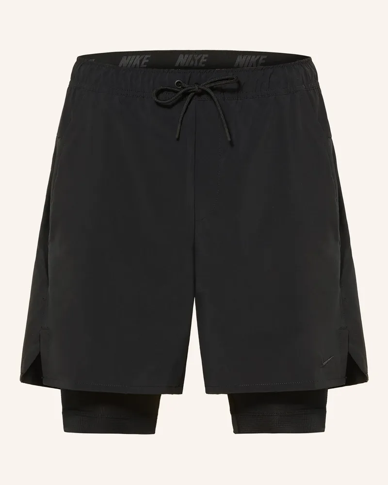 Nike 2-in-1-Trainingsshorts UNLIMITED Schwarz