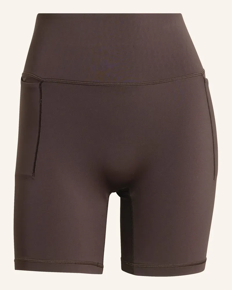 adidas Tights Optimé Primelift Short braun Braun