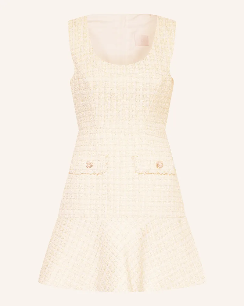 Guess Etuikleid DAPHNEE aus Bouclé mit Glitzergarn Creme
