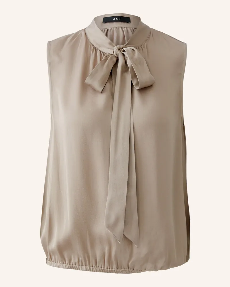 Oui  Bluse Braun