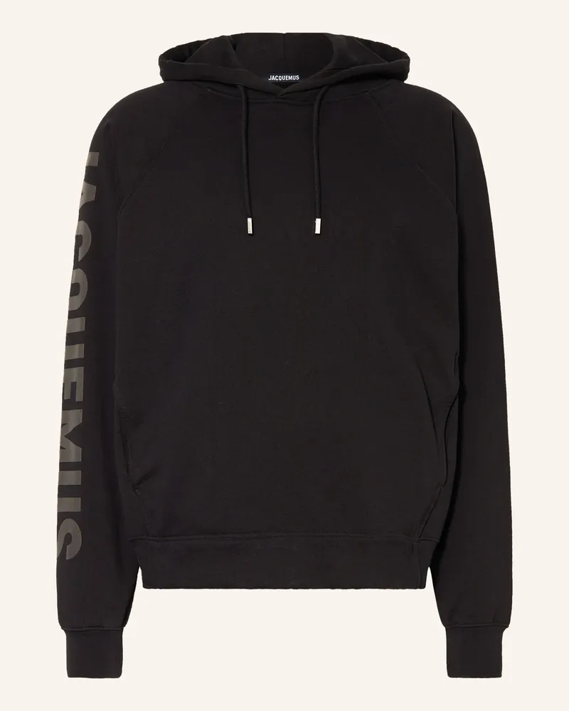 Jacquemus Hoodie LE HOODIE TYPO Schwarz