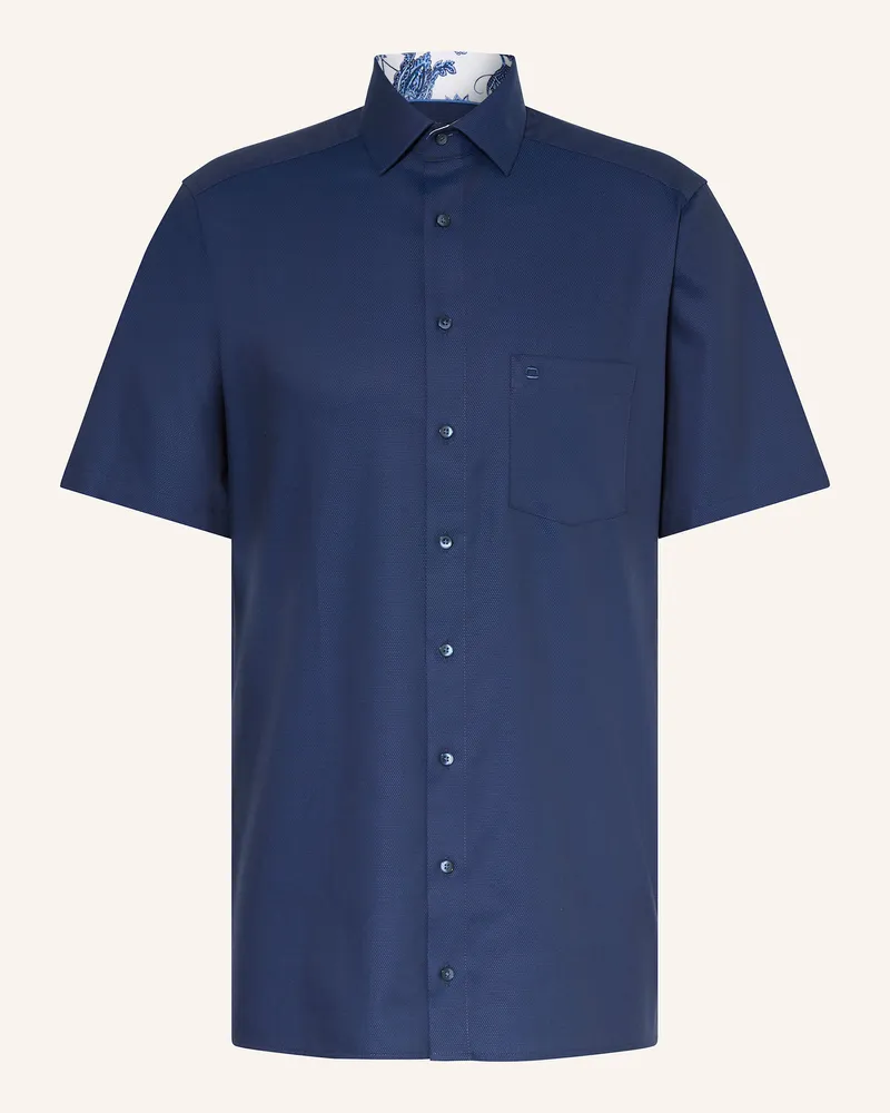 Olymp Kurzarm-Hemd Luxor modern fit Dunkelblau