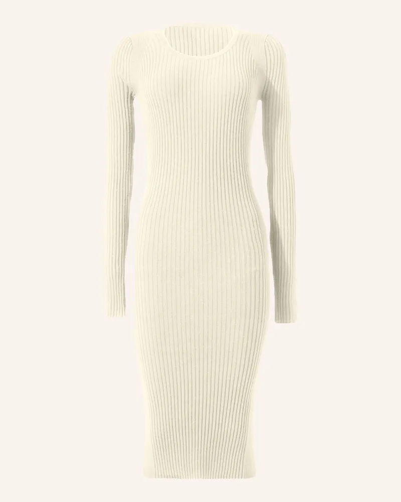 Wolford Kleid Fine Merino Rib Dress weiss Braun
