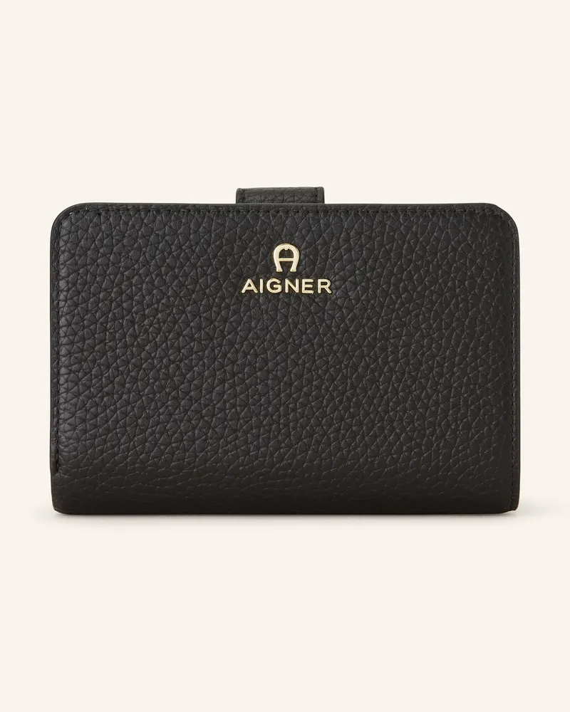 Aigner Geldbörse Ivy schwarz Schwarz