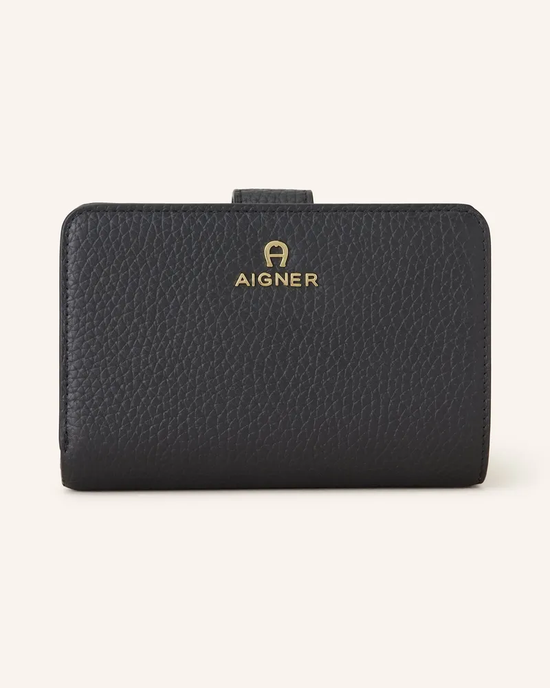 Aigner Geldbörse Ivy schwarz Schwarz