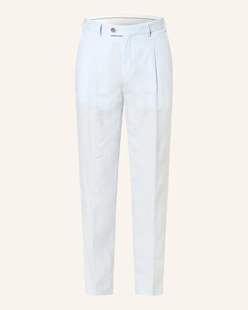 Hiltl Leinenchino Primo Regular Fit blau Hellblau