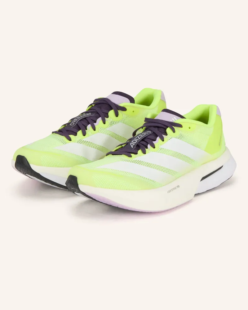 adidas Laufschuhe Adizero Boston 13 gelb Neongrün