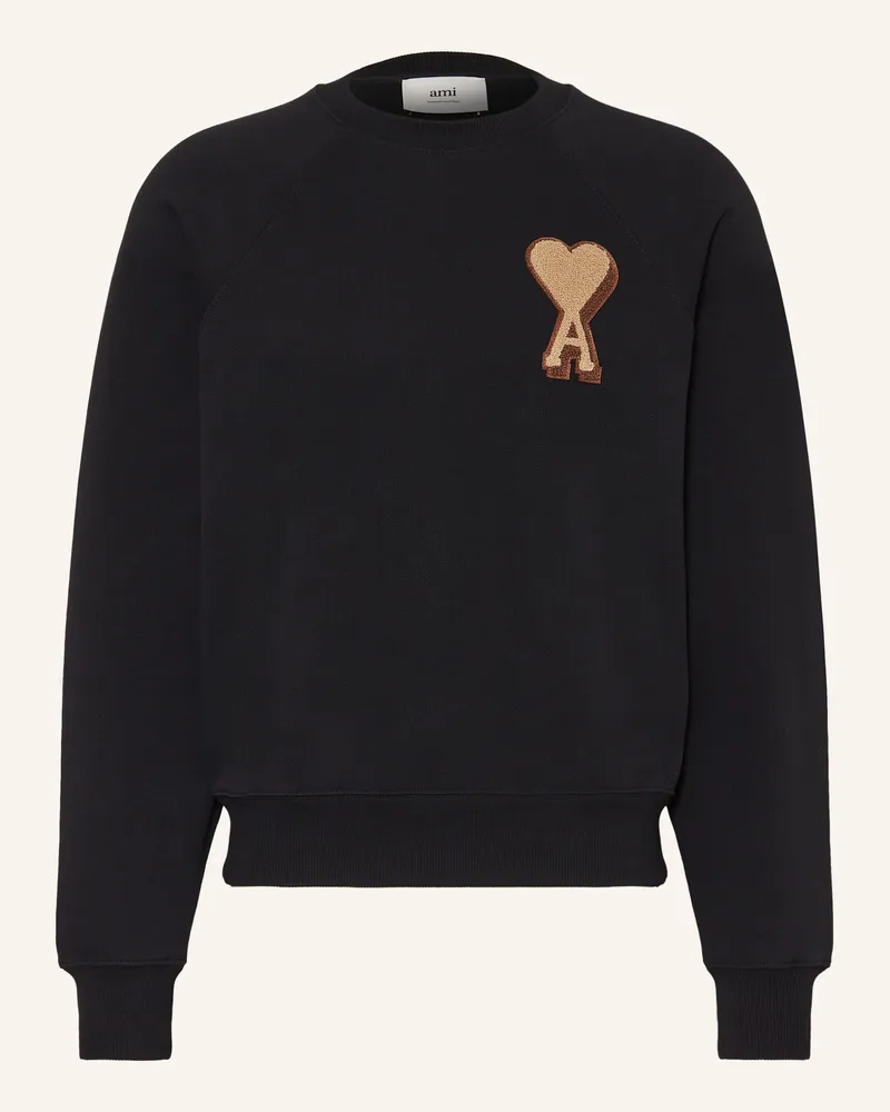 AMI Paris Sweatshirt schwarz Schwarz