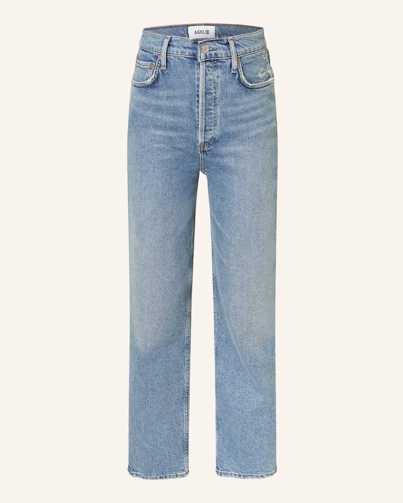 AGOLDE Cropped Jeans 90's blau Renw