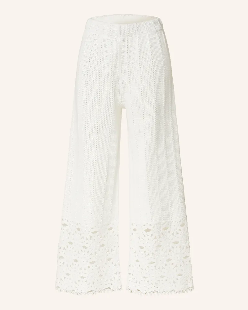 Maje Strickhose Weiss