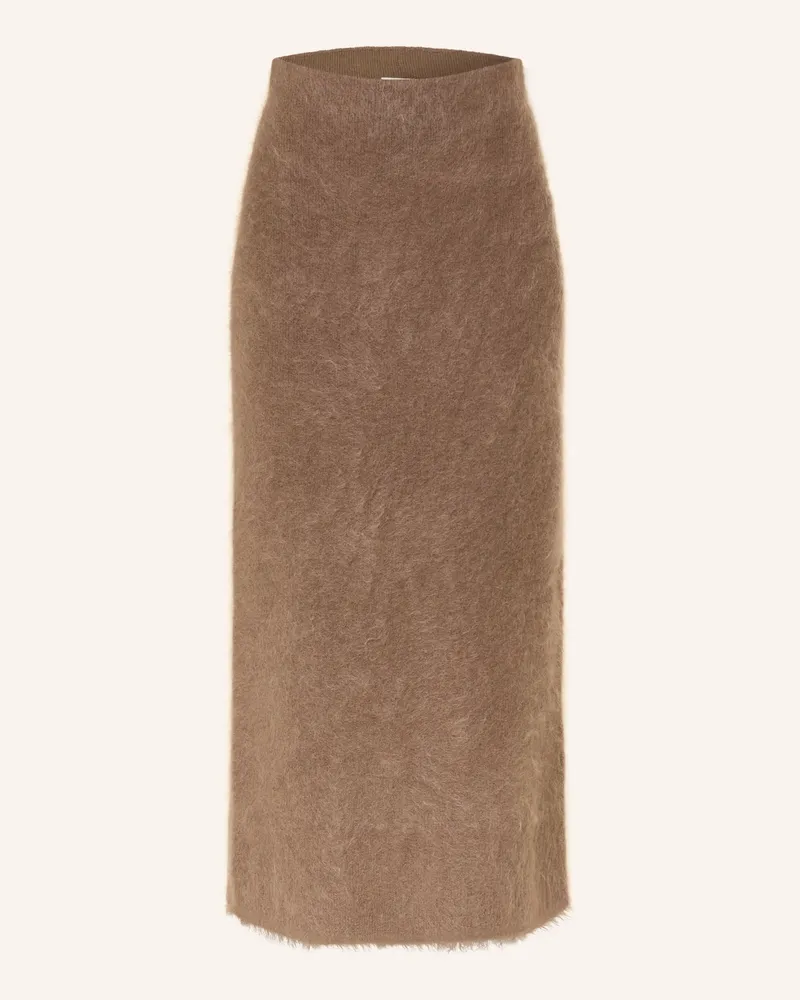 By Malene Birger Strickrock ESTILLE aus Mohair Hellbraun