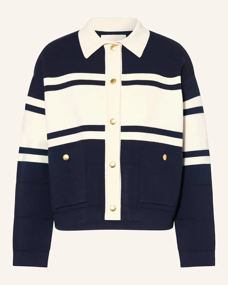 Gant Strickjacke blau Dunkelblau