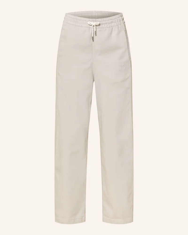 10Days Hose Im Jogging-Stil grau Hellgrau
