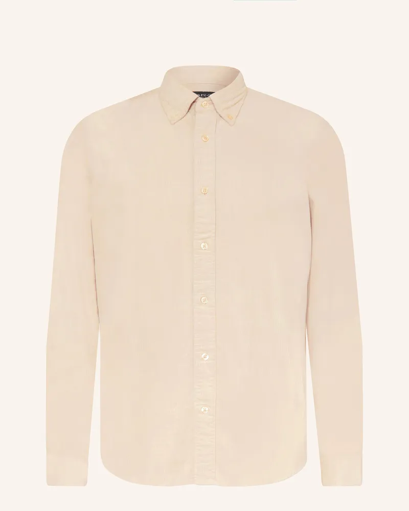 Marc O'Polo Cordhemd Regular Fit Beige