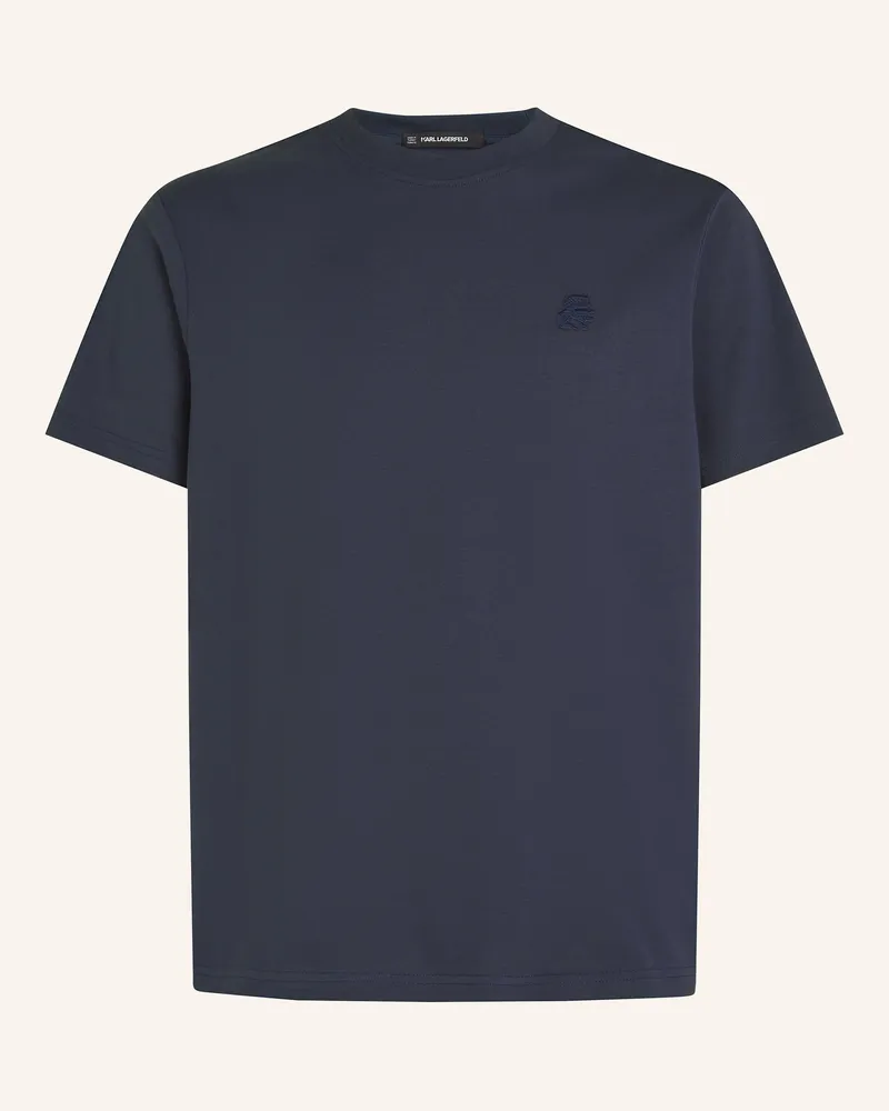 Karl Lagerfeld T-Shirt blau Dunkelblau