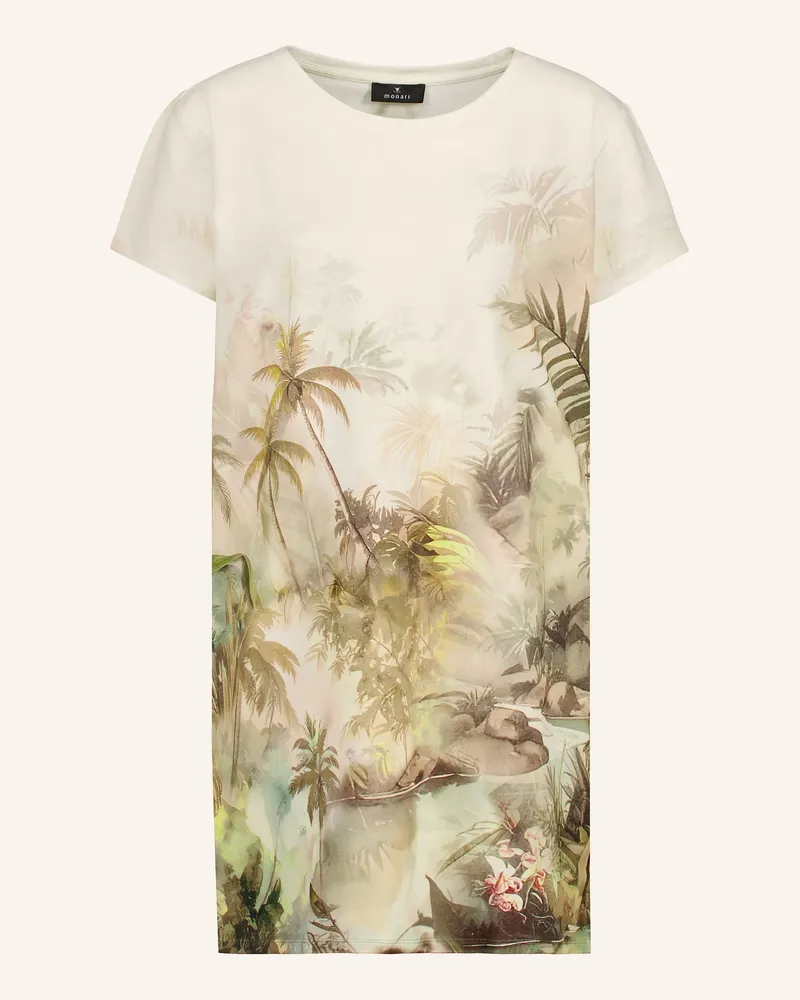 monari Jerseykleid gruen Creme