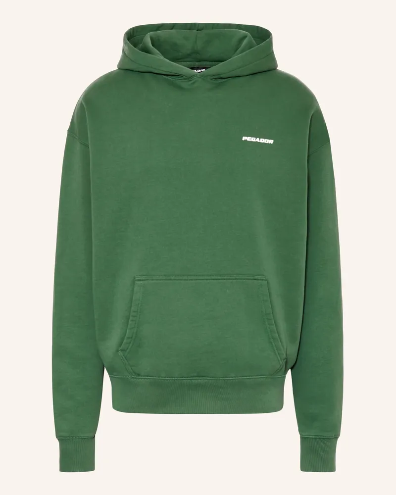PEGADOR Oversized-Hoodie Grün