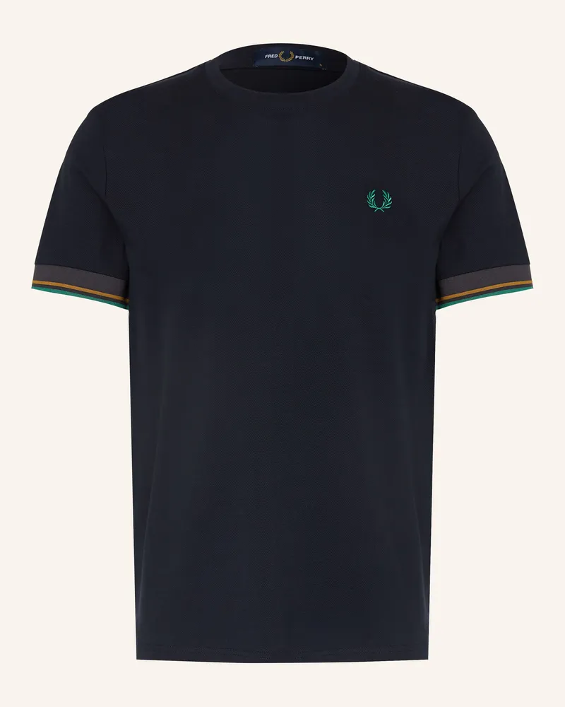 Fred Perry T-Shirt blau Dunkelblau