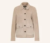 Lederjacke braun