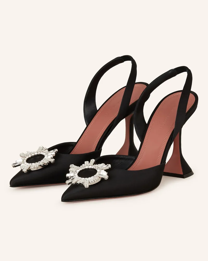Amina Muaddi Slingpumps BEGUM Schwarz