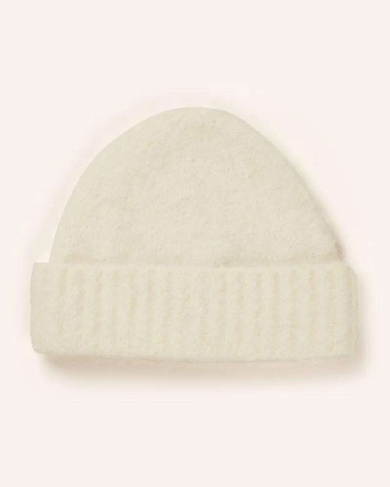 Samsøe & Samsøe Mütze Sajeanne Mit Alpaka weiss Creme