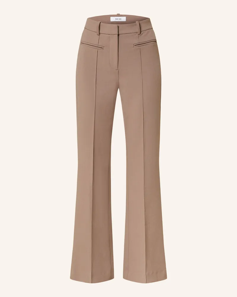 Reiss Bootcut-Hose Claude rosa Taupe