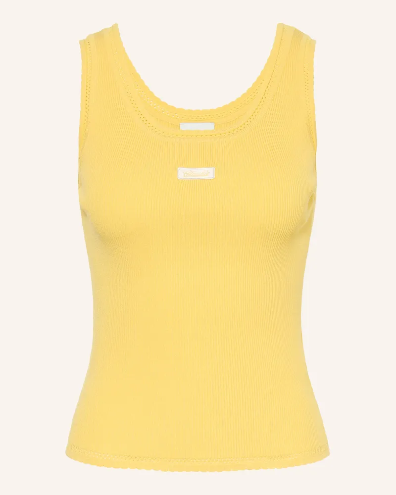 Claudie Pierlot Stricktop gelb Gelb