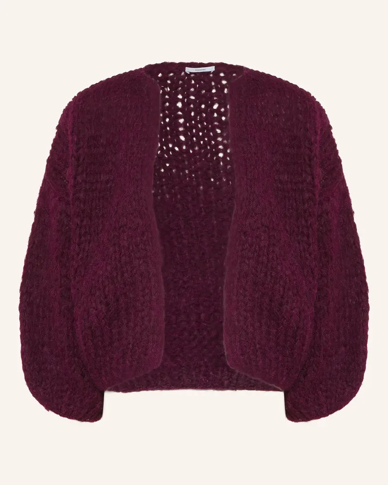 MAIAMI Strickhülle Mit Alpaka rot Lila