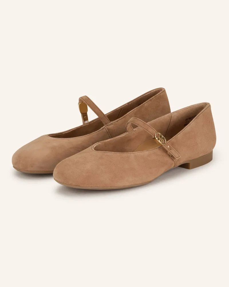 paul green Mary-Jane-Ballerinas braun Camel