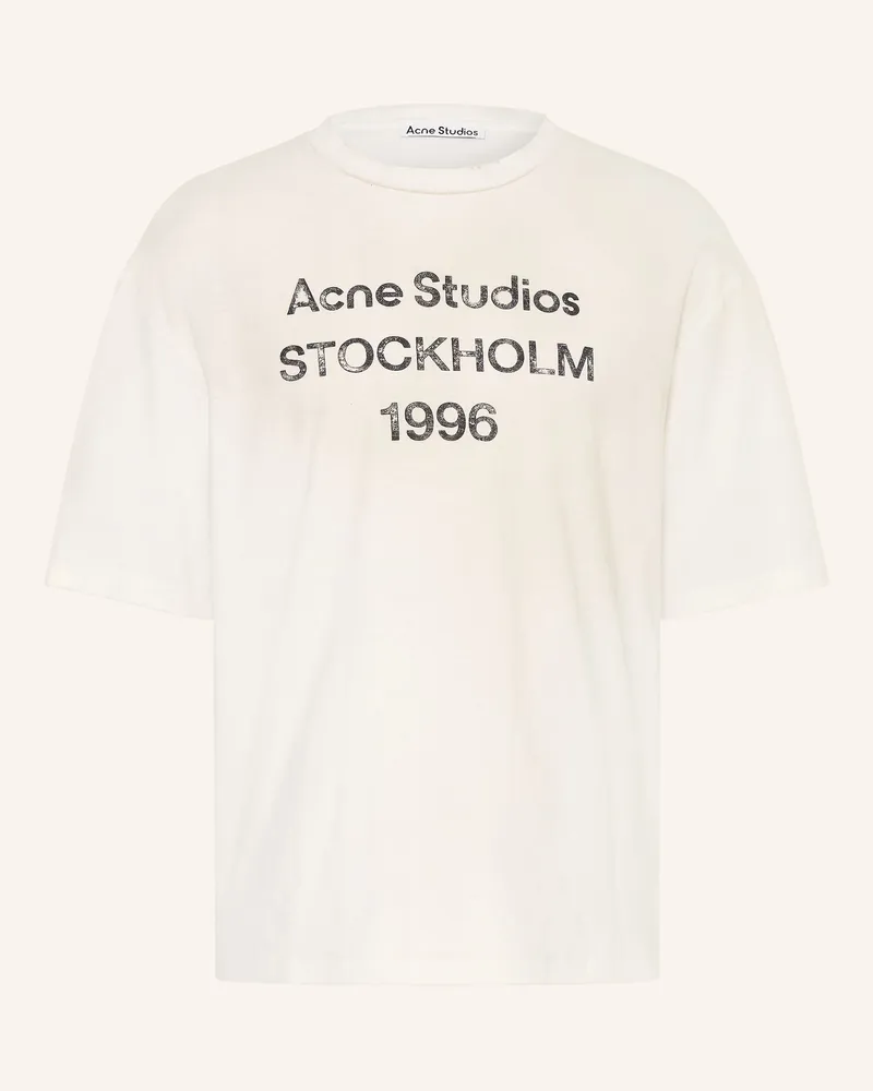 Acne Studios T-Shirt weiss Ecru