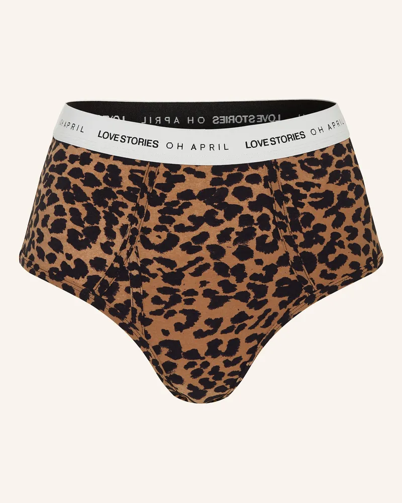 OH APRIL Taillenslip Moonflower beige Hellbraun