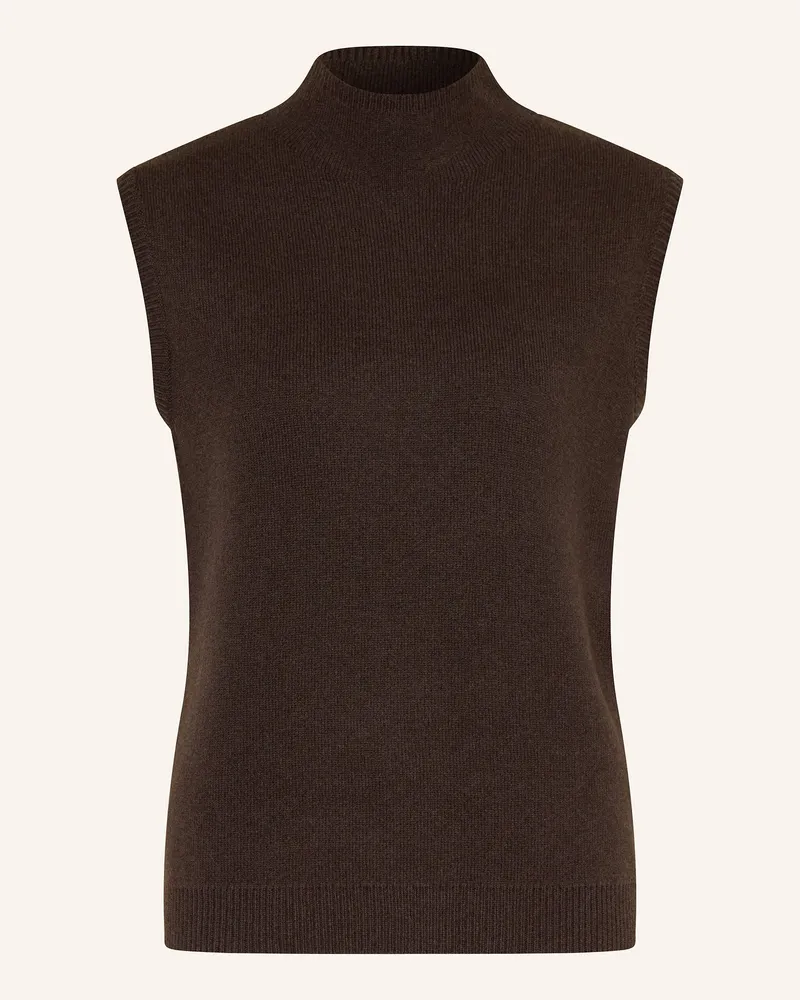 lilienfels Pullunder mit Cashmere Dunkelbraun