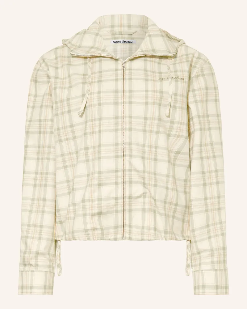 Acne Studios Overjacket gruen Creme