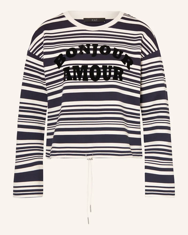 Oui  Longsleeve Dunkelblau