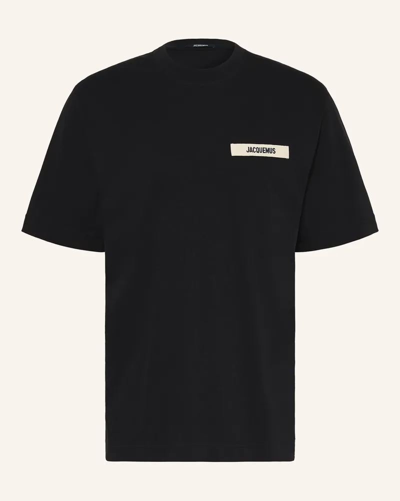 Jacquemus T-Shirt Le Tshirt Gros Grain schwarz Schwarz