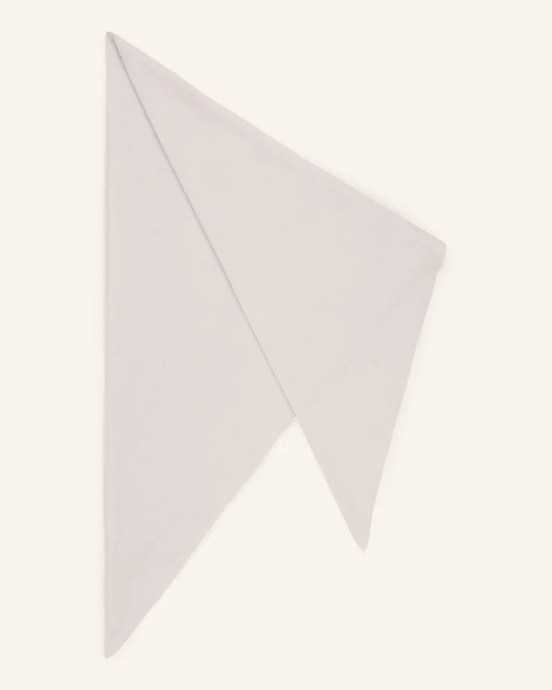 S. Marlon Dreieckstuch Aus Cashmere weiss Ecru