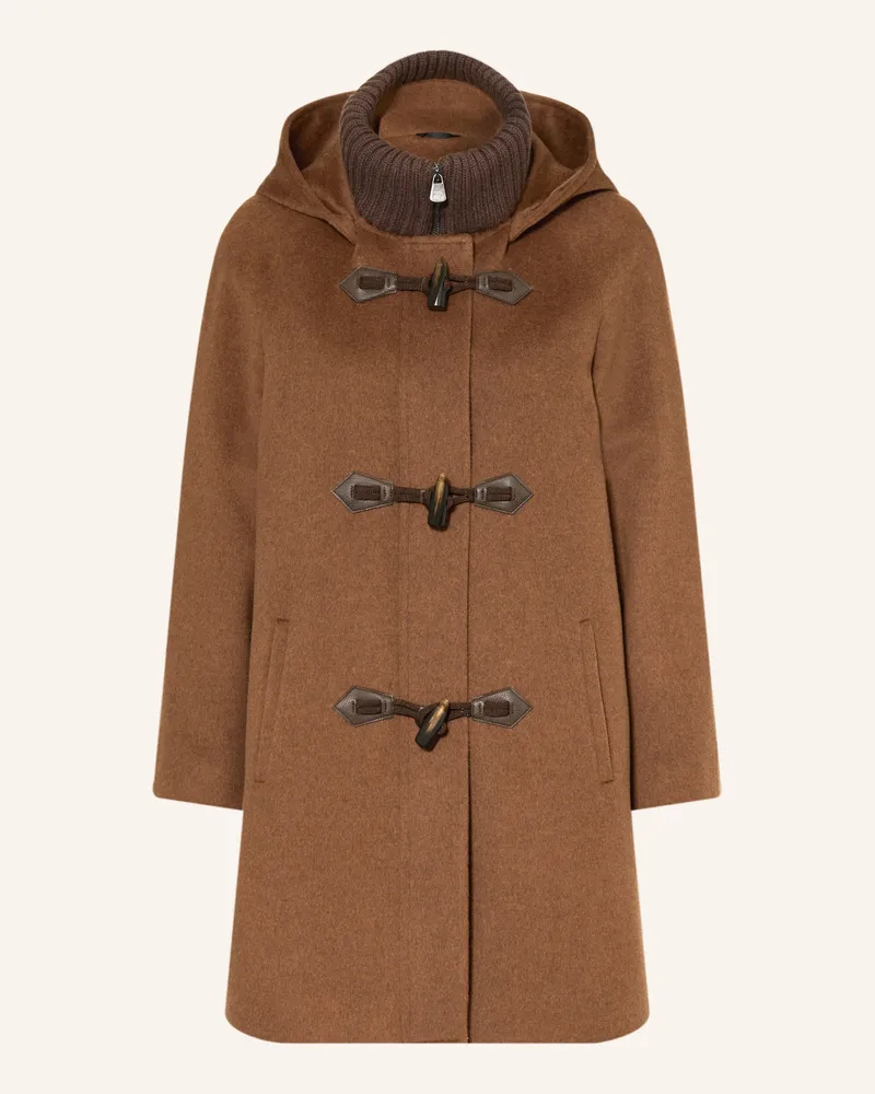 Cinzia Rocca Dufflecoat Mit Abnehmbarer Kapuze braun Braun