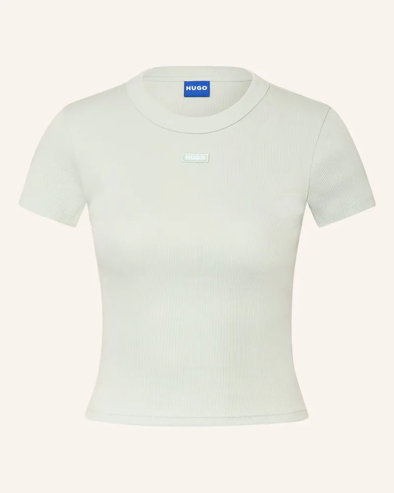 HUGO BOSS Cropped-Shirt gruen Mint