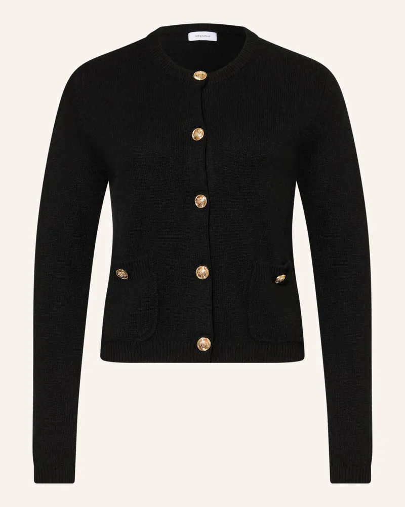 Darling Harbour Strickjacke Aus Cashmere schwarz Black