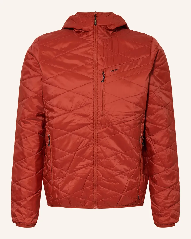 me°ru' Steppjacke Ithari Zum Wenden rot Rot