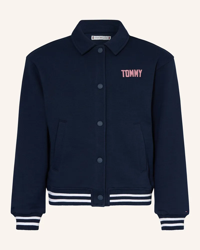 Tommy Hilfiger Sweat-Blouson Dunkelblau