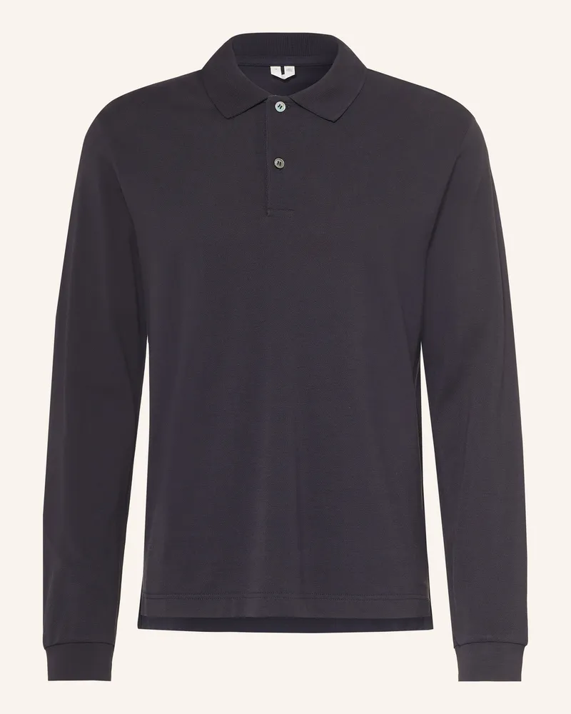 Arket Piqué-Poloshirt blau Dunkelblau