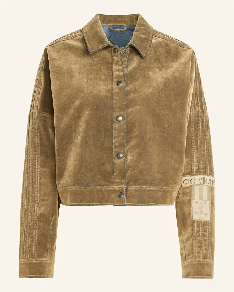 adidas ADIBREAK ANGERAUTER TWILL JACKE Braun