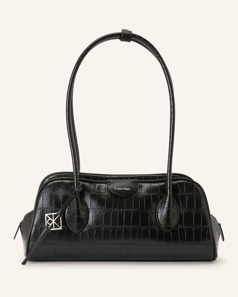 Calvin Klein Schultertasche schwarz Schwarz