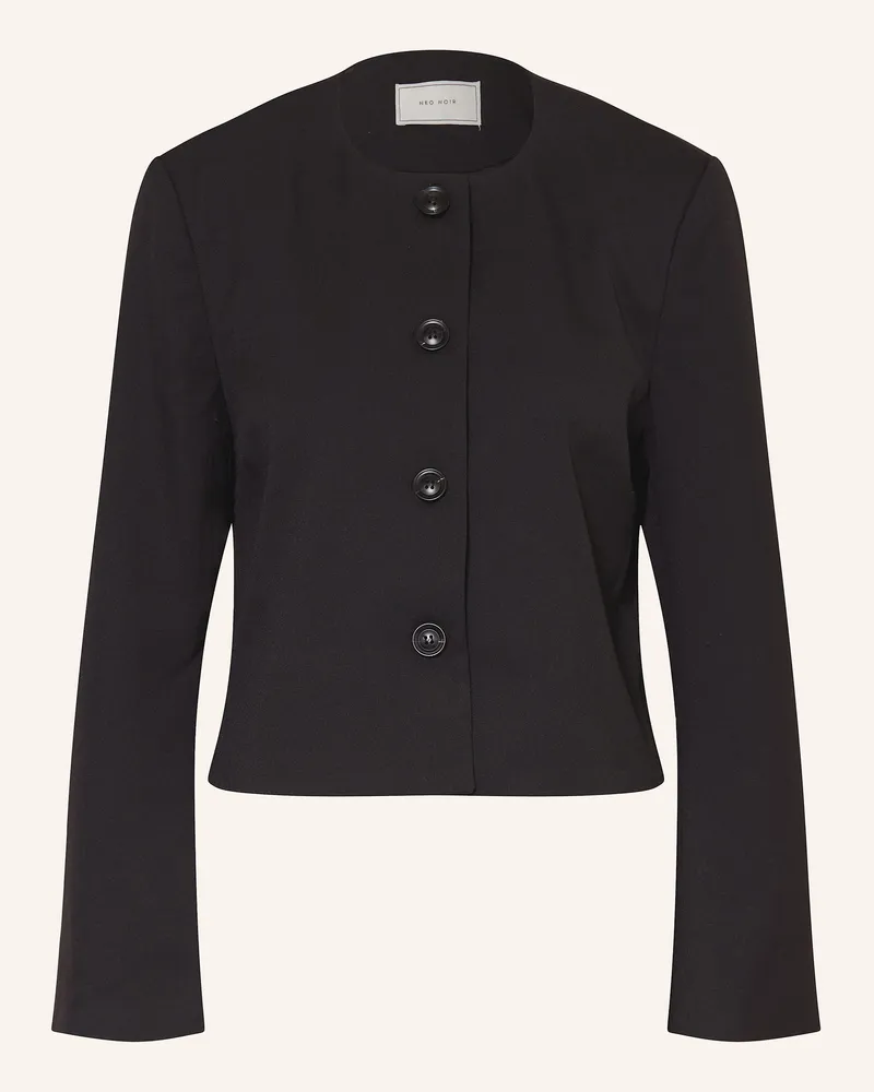 Neo Noir Kastenjacke Flynn schwarz Schwarz