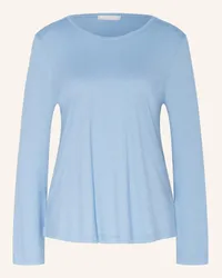 Hanro Lounge-Shirt SLEEP & LOUNGE Blau