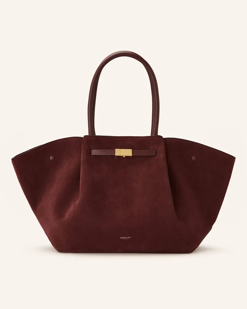 DeMELLIER Shopper NEW YORK LARGE Dunkelrot