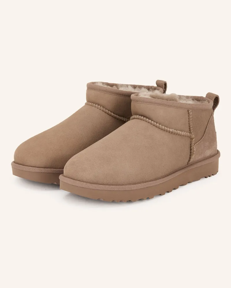 UGG Boots Classic Ultra Mini gruen Taupe