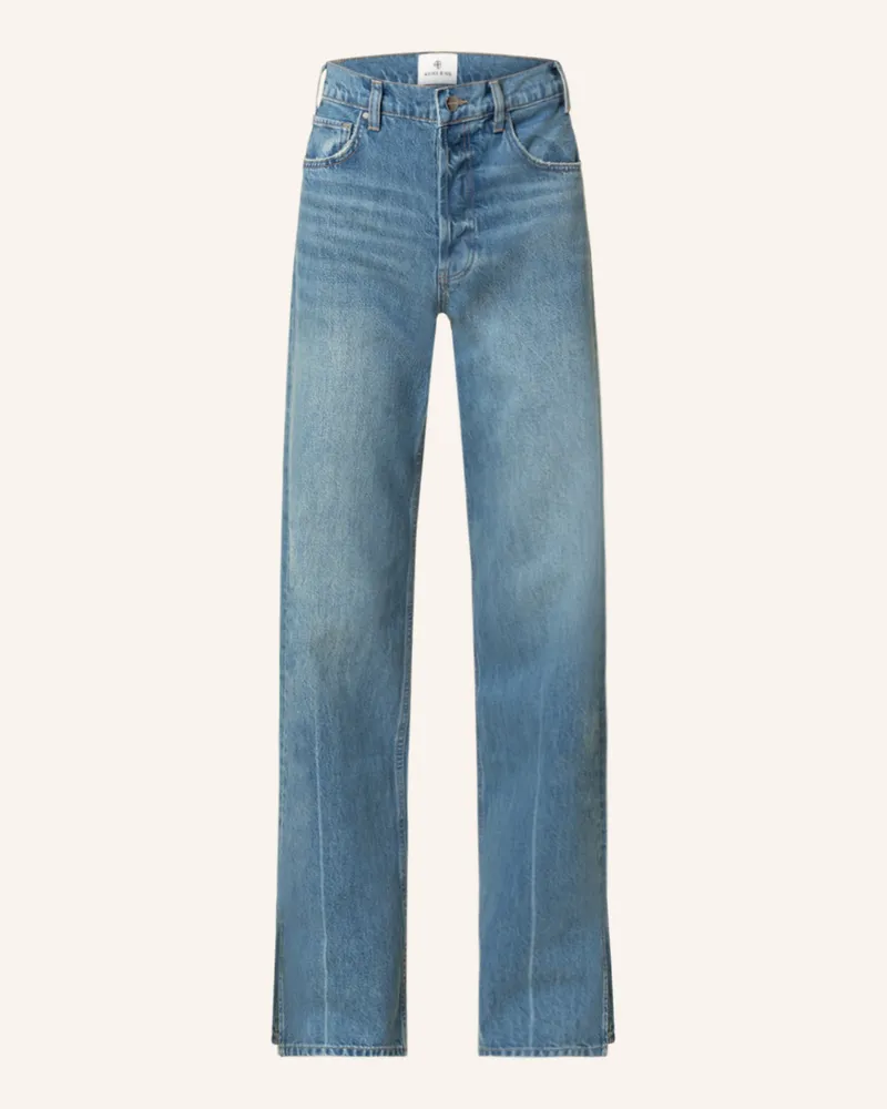 Anine Bing Straight Jeans Roy blau Washed